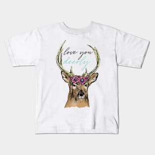 Love You Deerly Kids T-Shirt